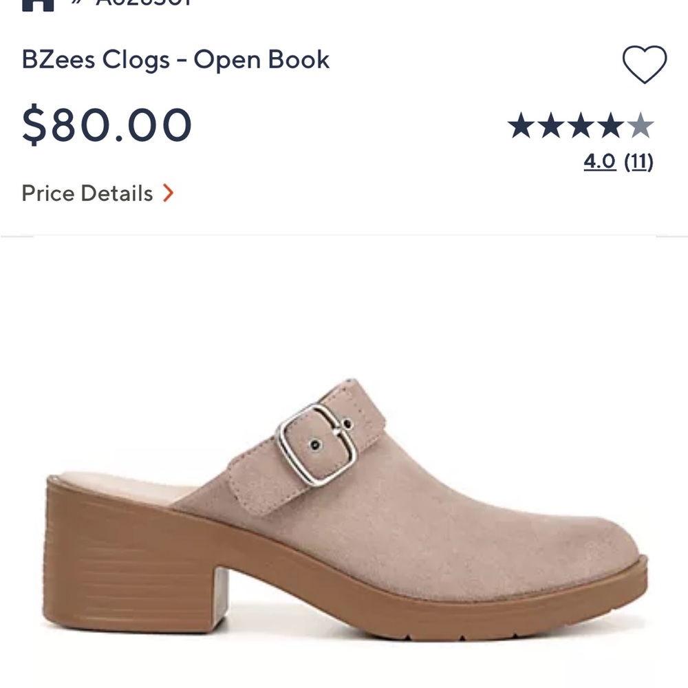 Bzees Women's Beige Mules - Open Book